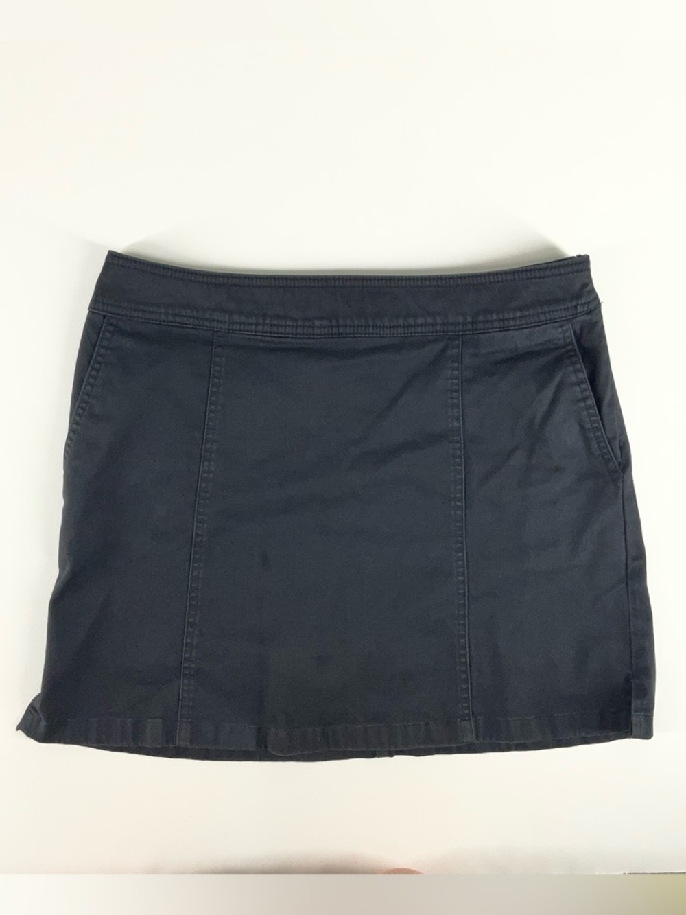 Tribal Women’s Black Extensible Stretch Skort Size 8 Side Zip